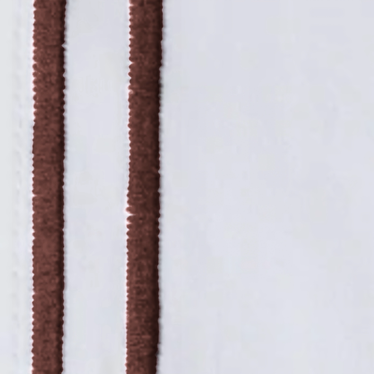 Embroidery Closeup of Sferra Grande Hotel Sheet Sets White and Mocha
