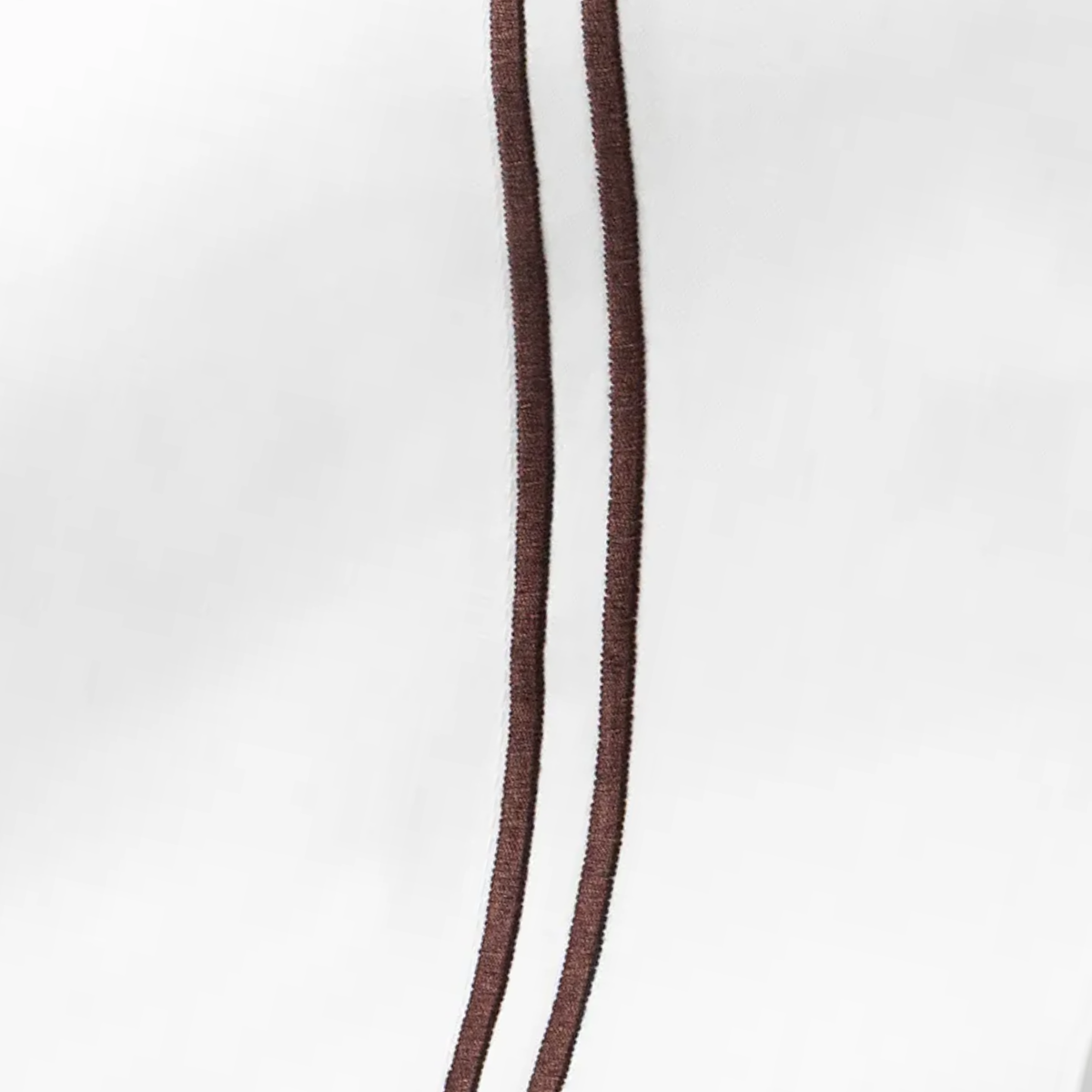 Sferra Grande Hotel Bedding Double Row Embroidery in White in Mocha