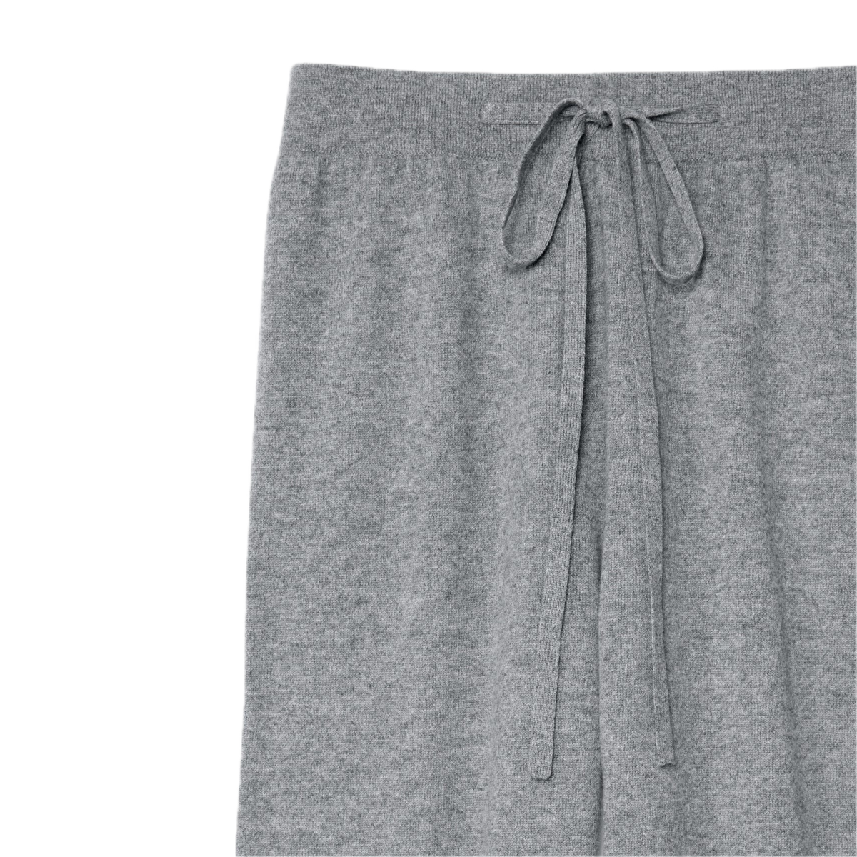 Closeup of Grey Sferra Intimita Pant against a White Background