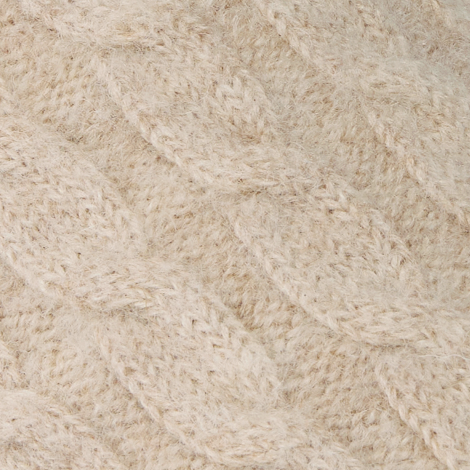 Diagonal View of a Pair of Beige Sferra Leta Women's Slippers