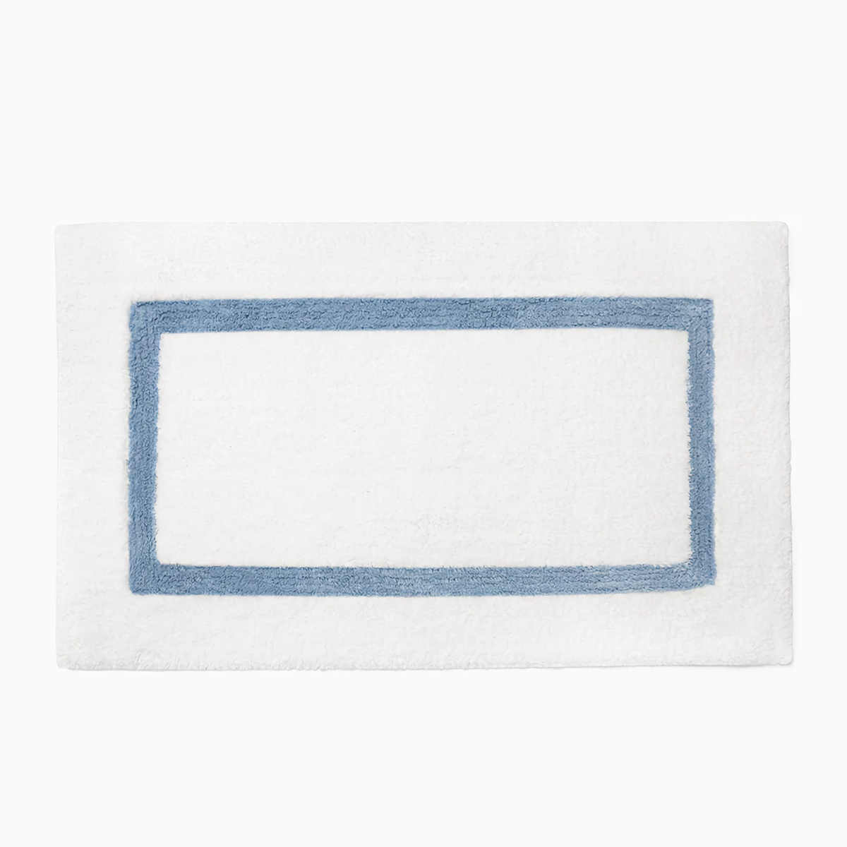 Sferra Lindo Bath Rugs in White/Sea