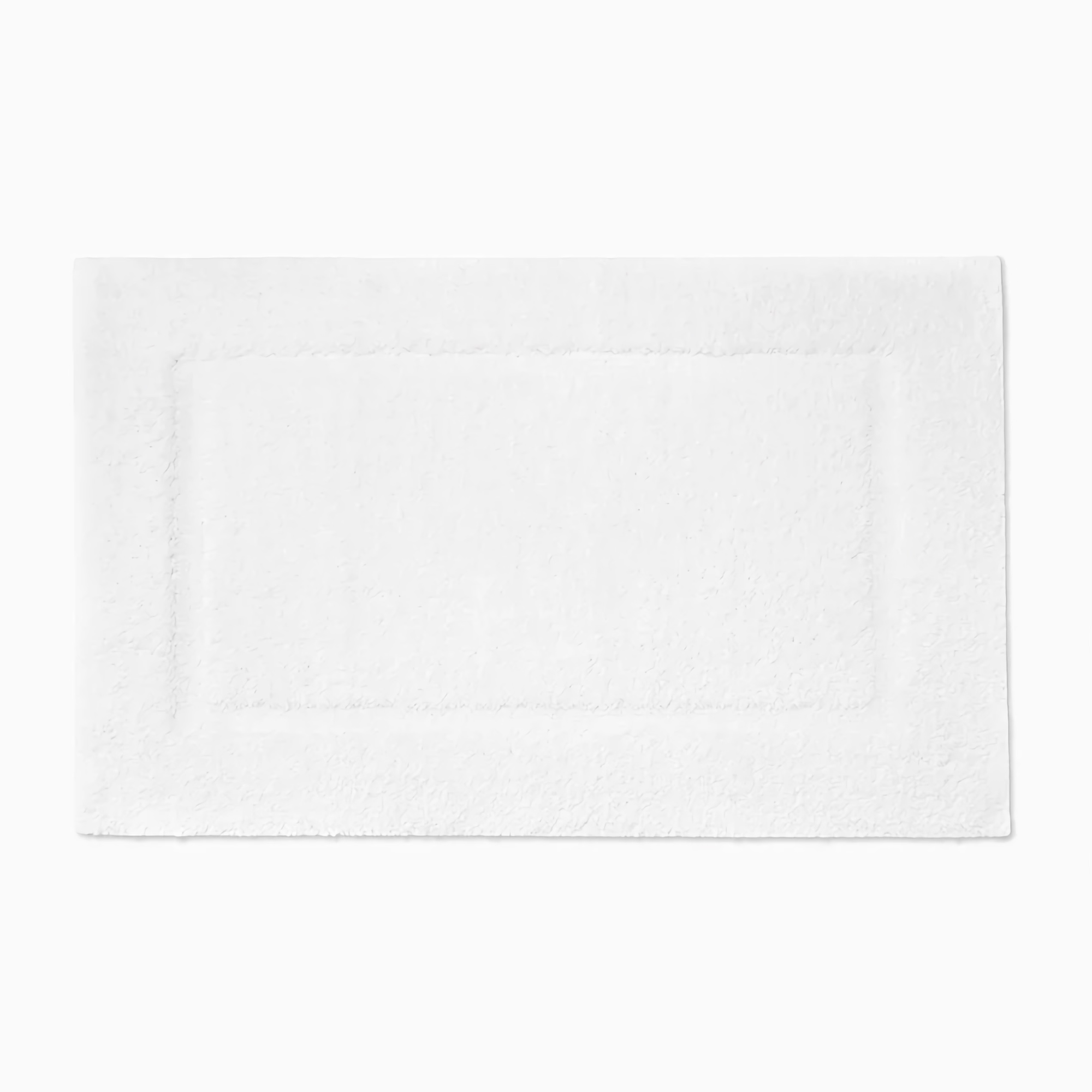 Sferra Lindo Bath Rugs in White/White