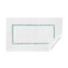 Sferra Lindo Bath Rugs - White/Aqua featured image