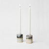 Sferra Lunario Taper Holder Set - Grey/Gold featured image