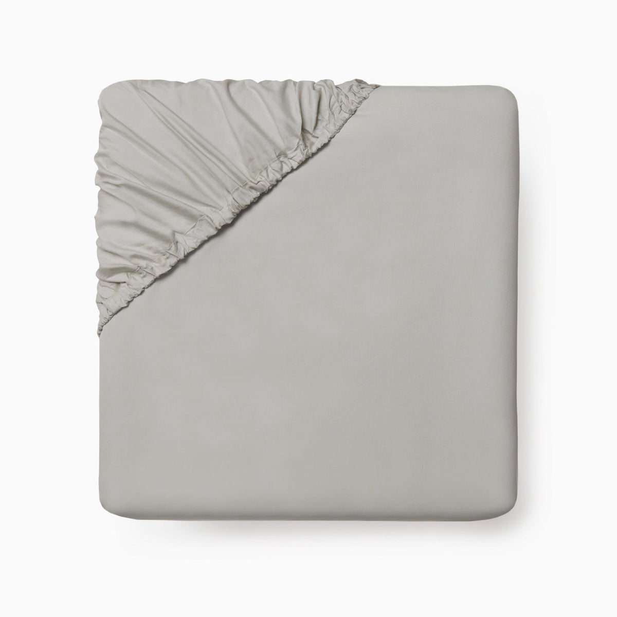Fitted Sheet of Silver Sferra Luxor Bedding