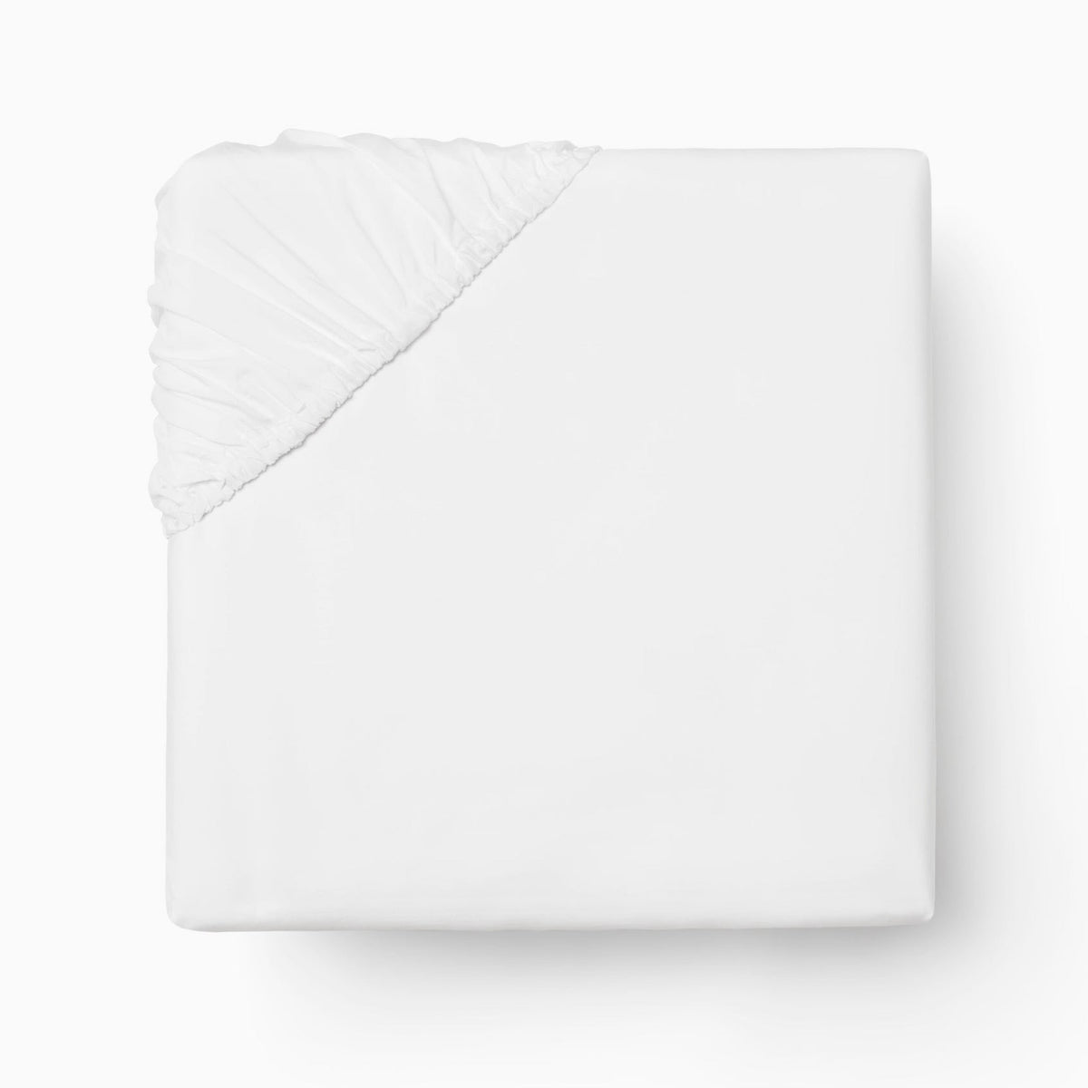 Fitted Sheet of White Sferra Luxor Bedding