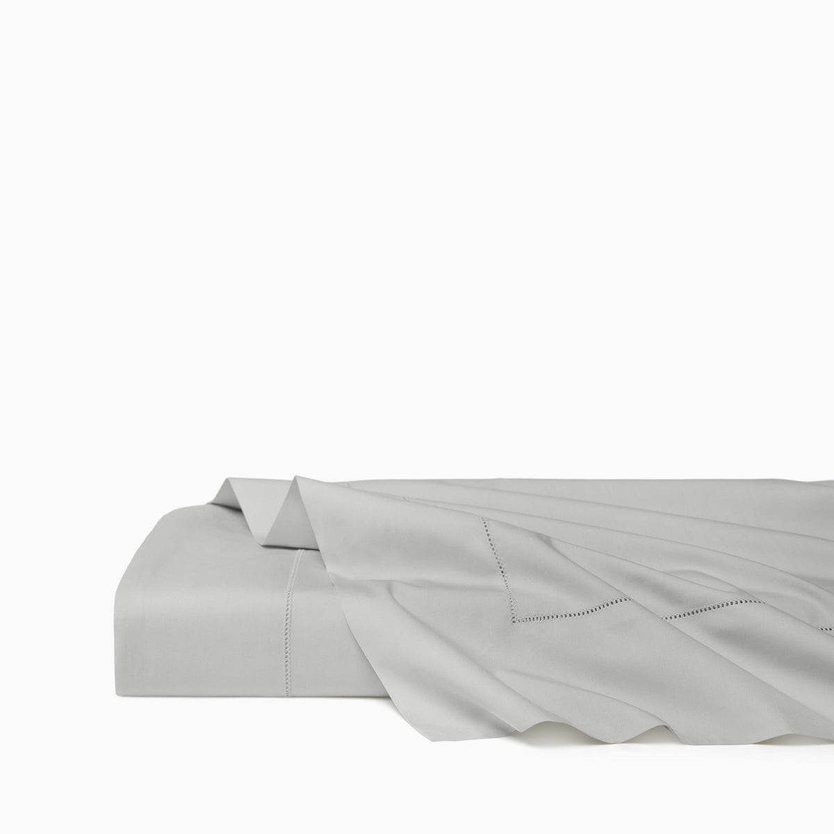 Flat Sheet of Silver Sferra Luxor Bedding