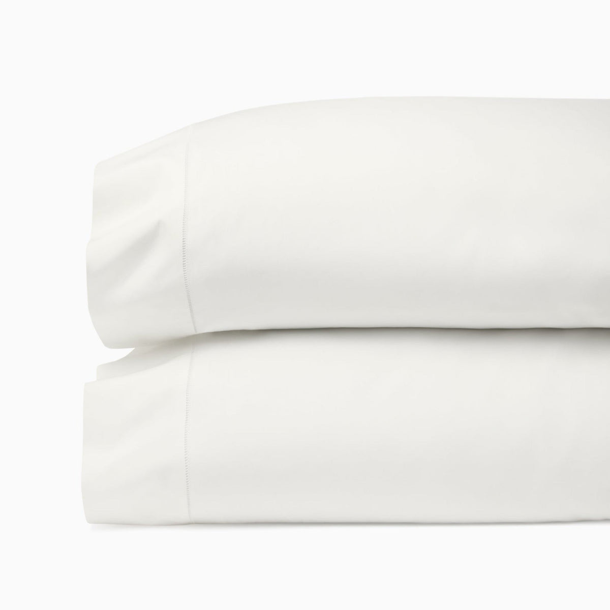 Pillowcases Pair of Oyster Sferra Luxor Bedding