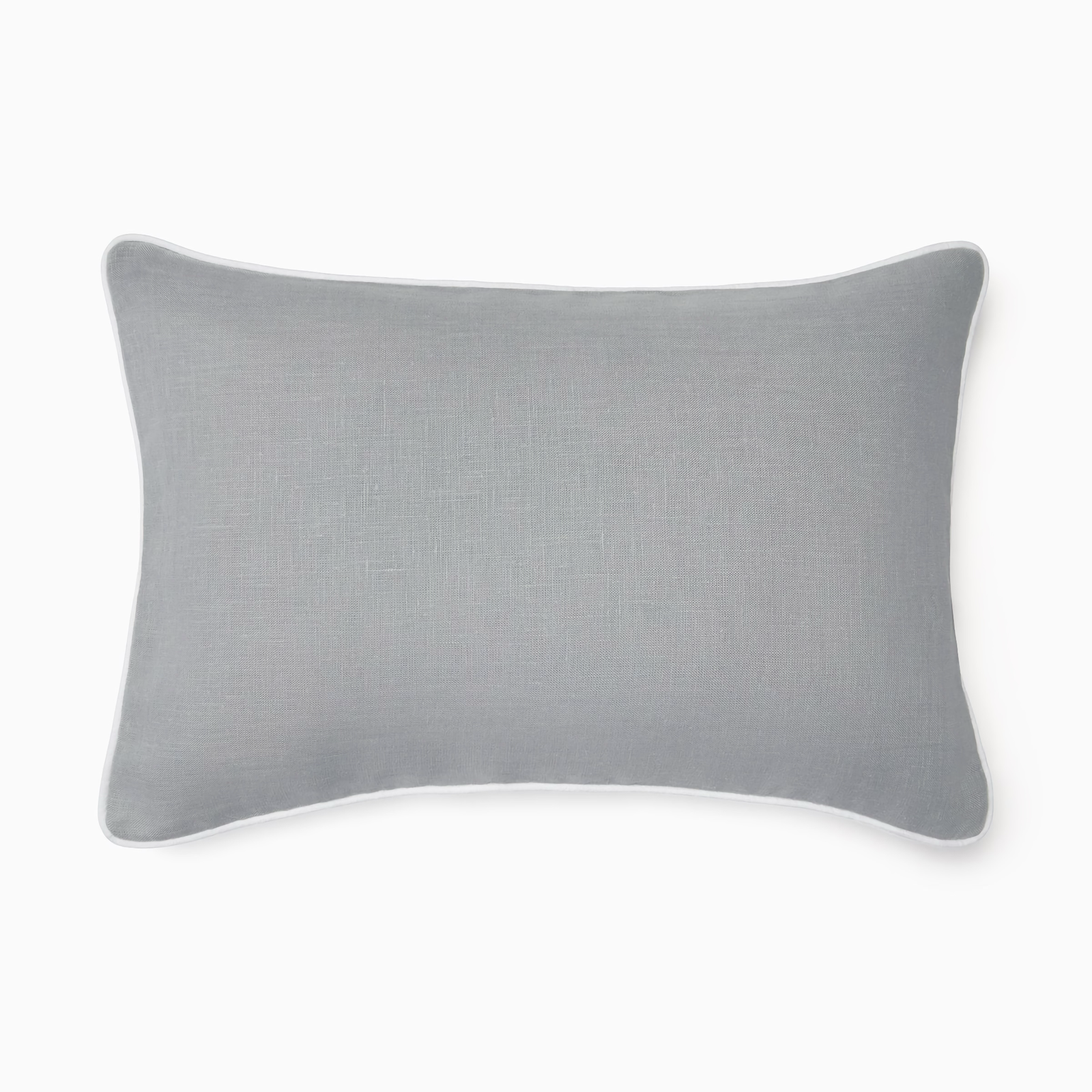 Sferra Manarola 12x18 Decorative Pillow in Silver and White
