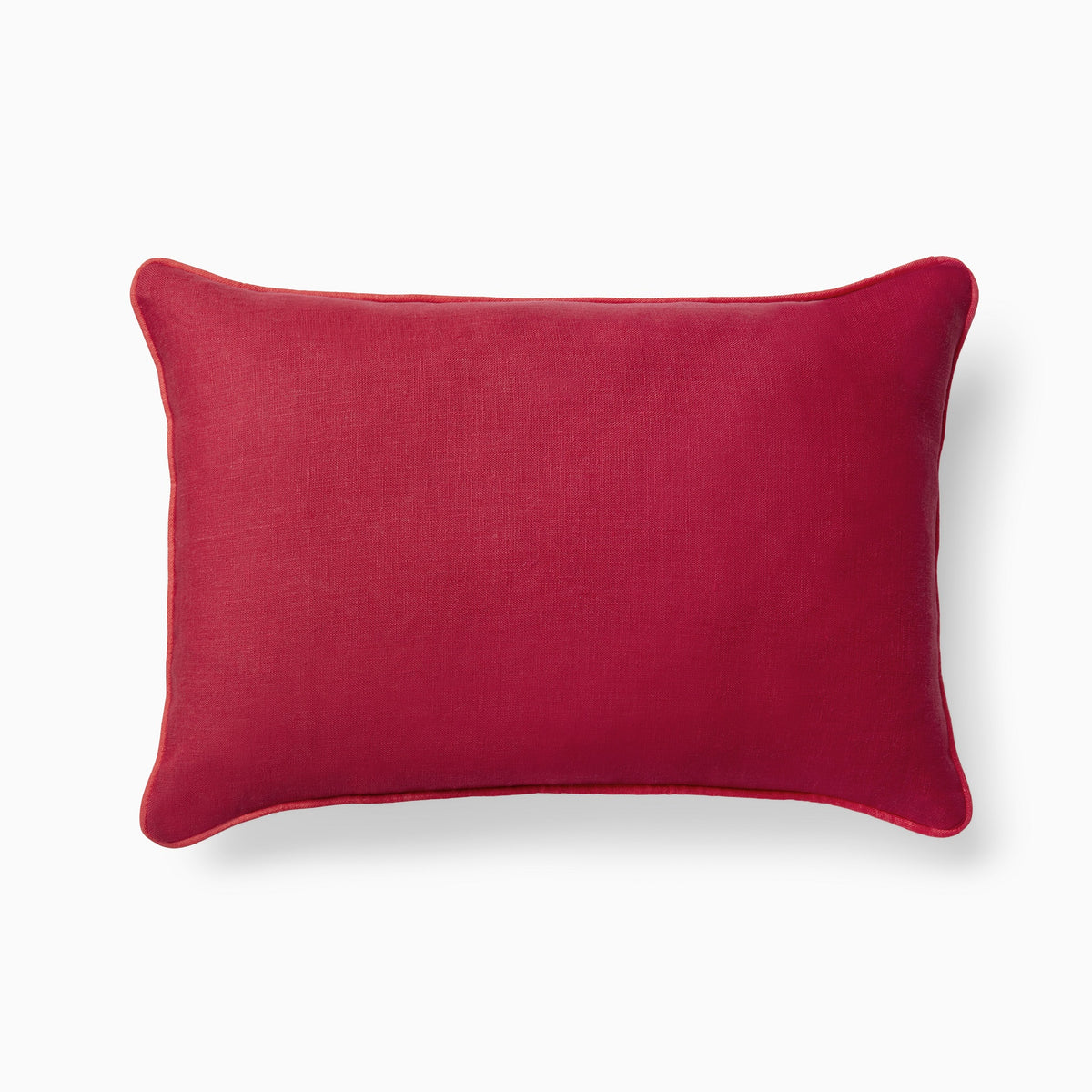 Clear Image of Sferra Manarola Decorative Pillow in Crimson/Poppy Front