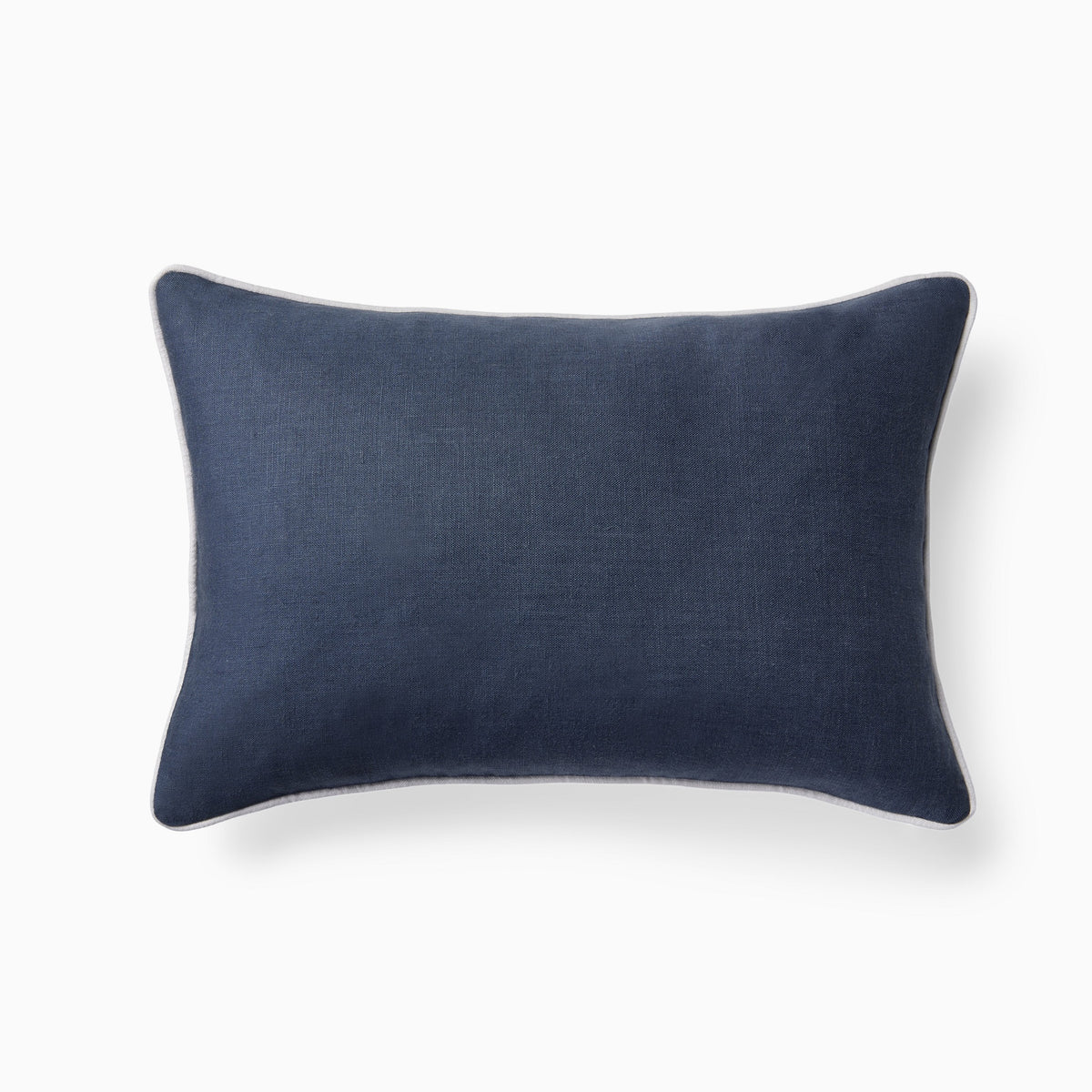 Clear Image of Sferra Manarola Decorative Pillow in Indigo/Platinum Front
