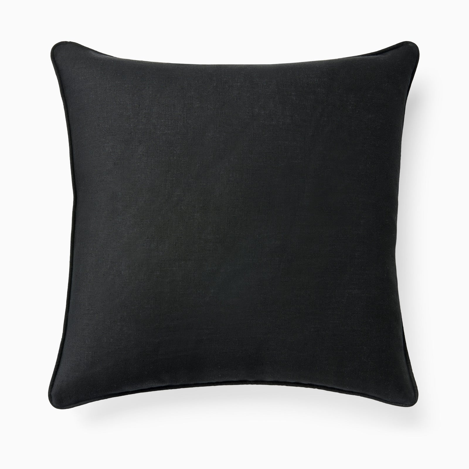 Clear Image of Sferra Manarola Decorative Pillow in Natural/Black Front