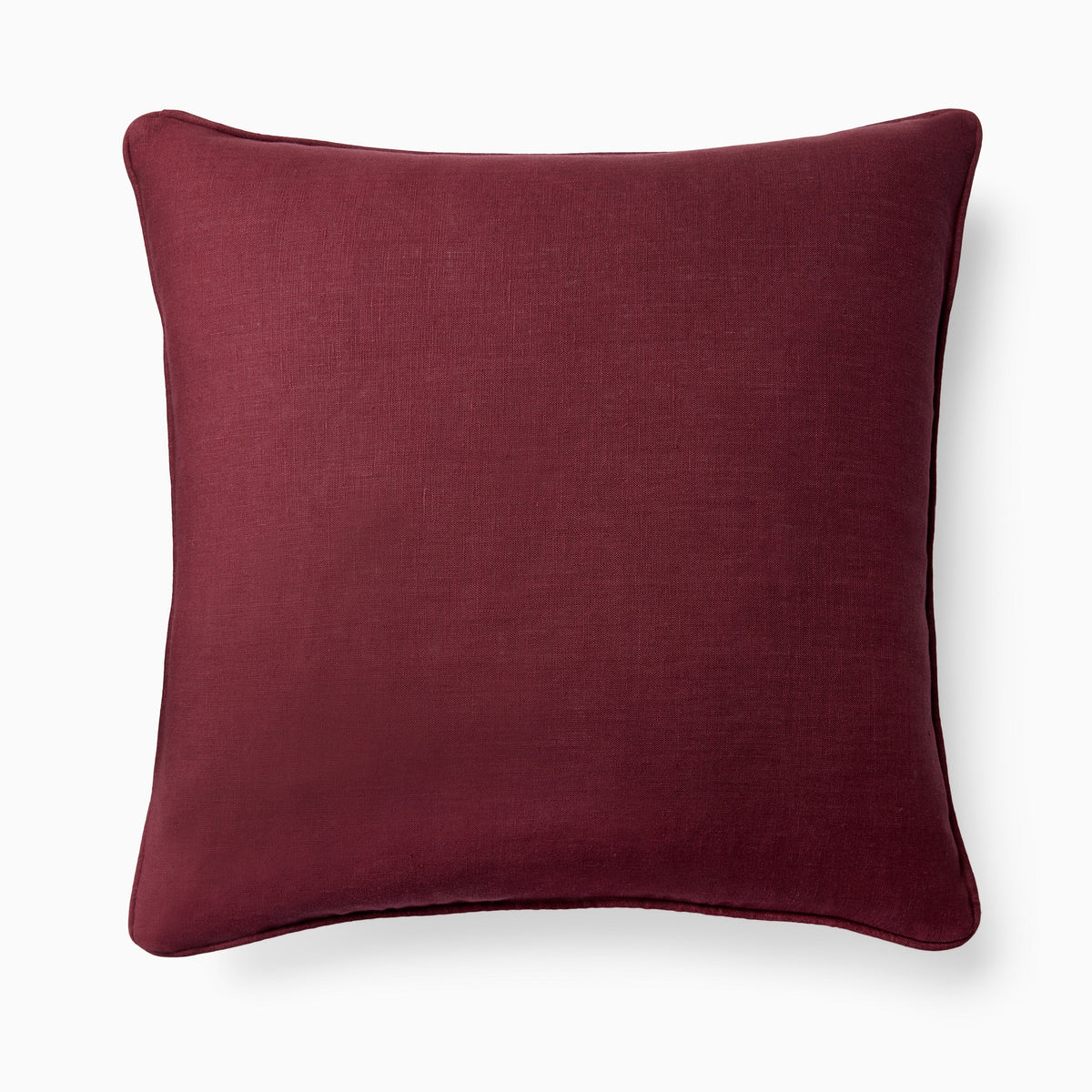 Clear Image of Sferra Manarola Decorative Pillow in Pink/Merlot Back