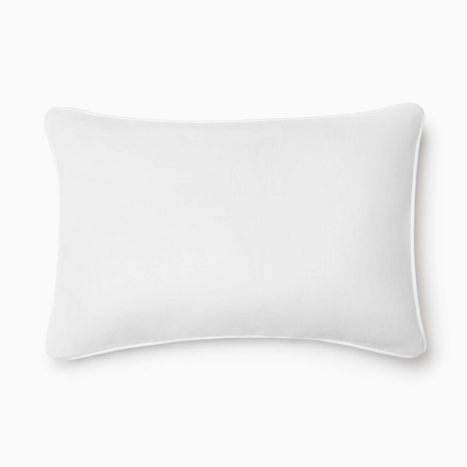 Sferra Manarola 12x18 Decorative Pillow in Silver and White