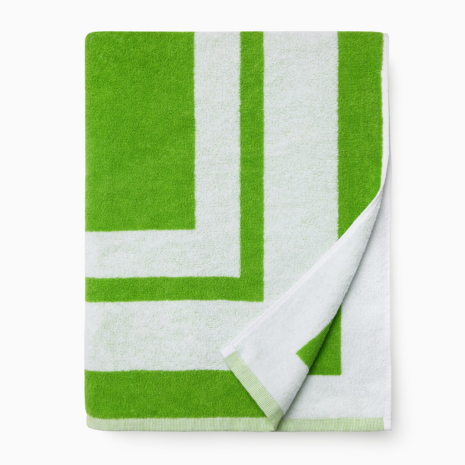 Folded Sferra Mareta Beach Towels in Citrus