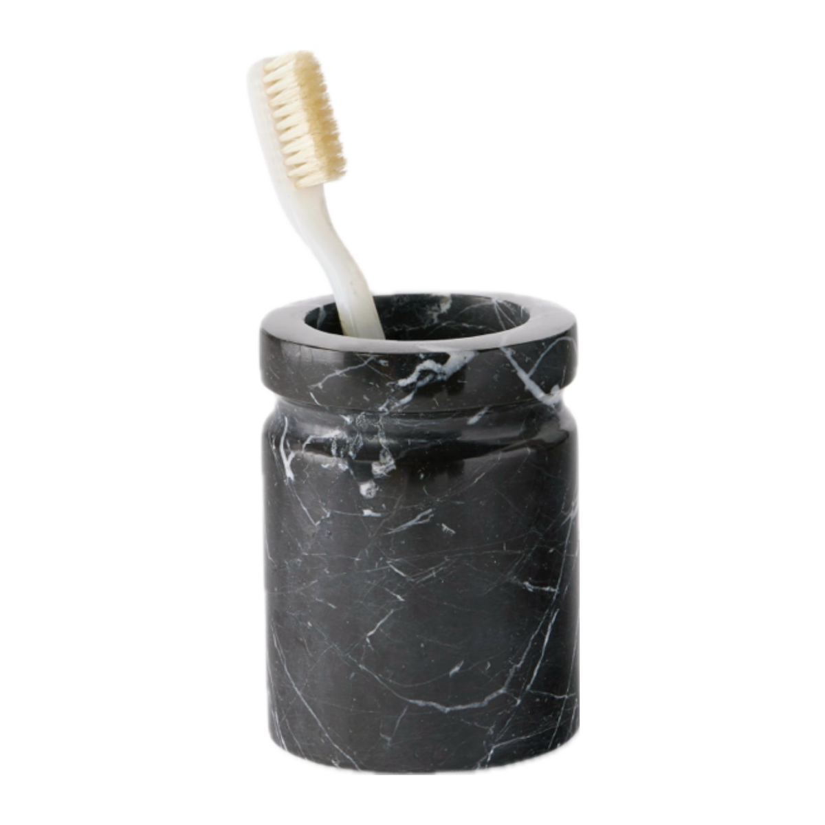 Toothbrush Holder from Sferra Marquina Marble Bath Accessories