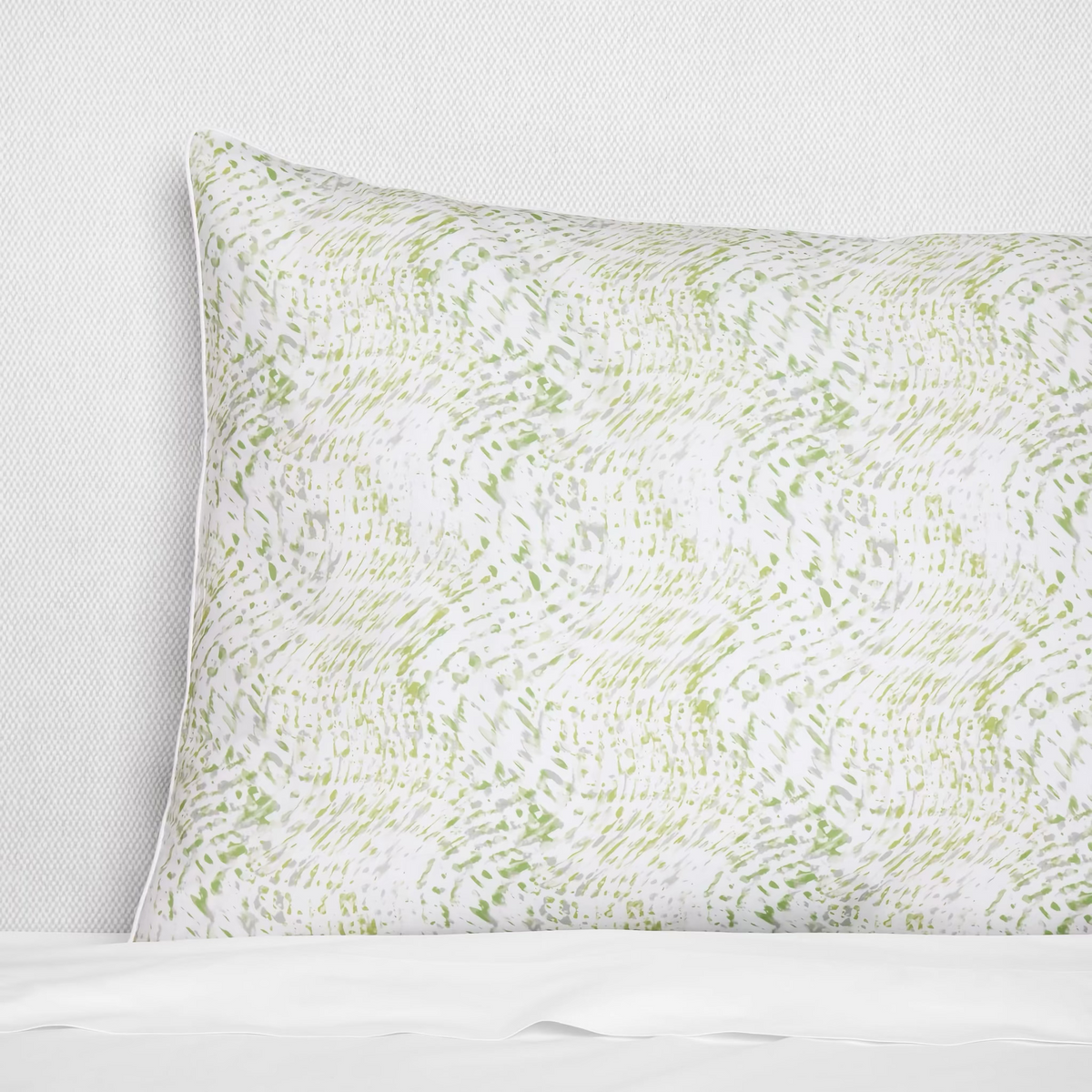 Sham of Apple color Sferra Meloria Bedding