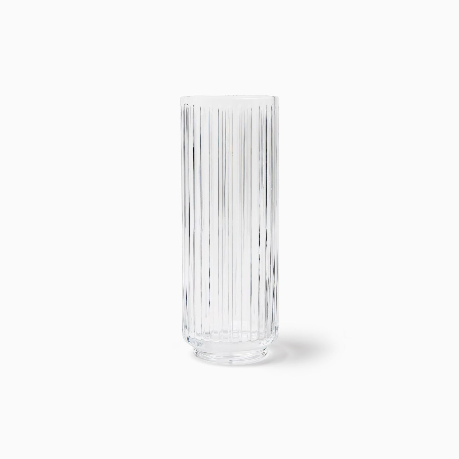 Sferra Minerva Vase in Clear color with flowers