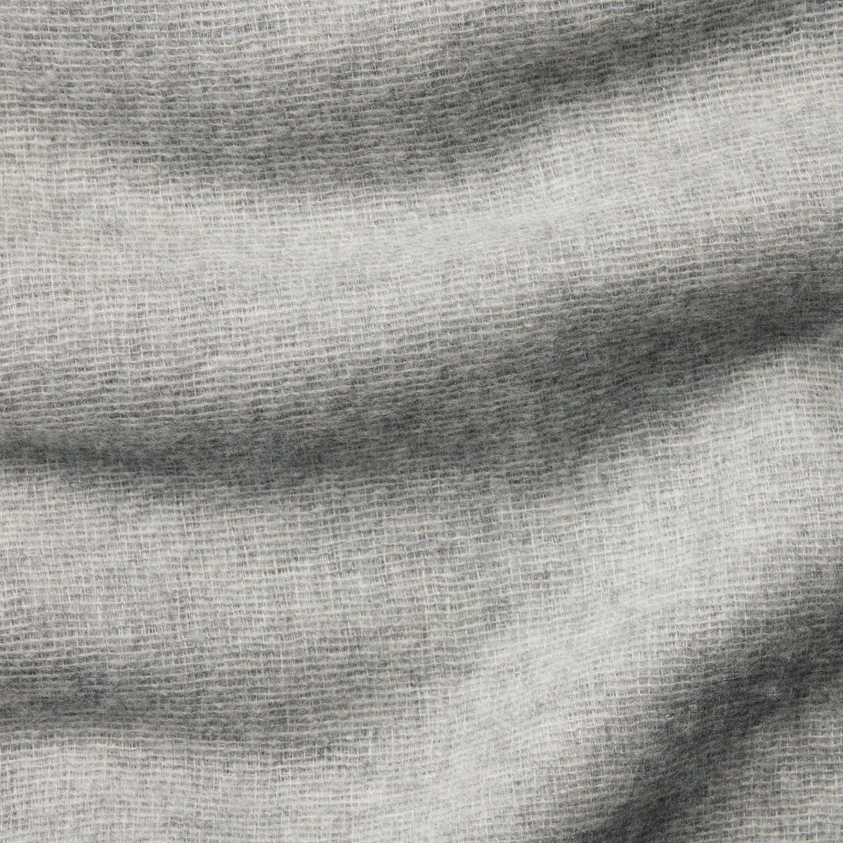 Zoomed in Fabric of Sferra Monterosa Throws in Grey Color