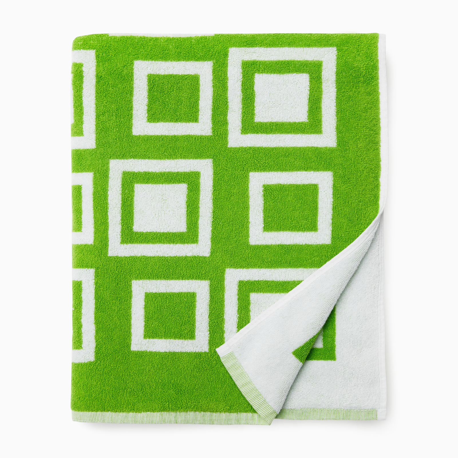Folded Sferra Monterosso Beach Towels in Citrus