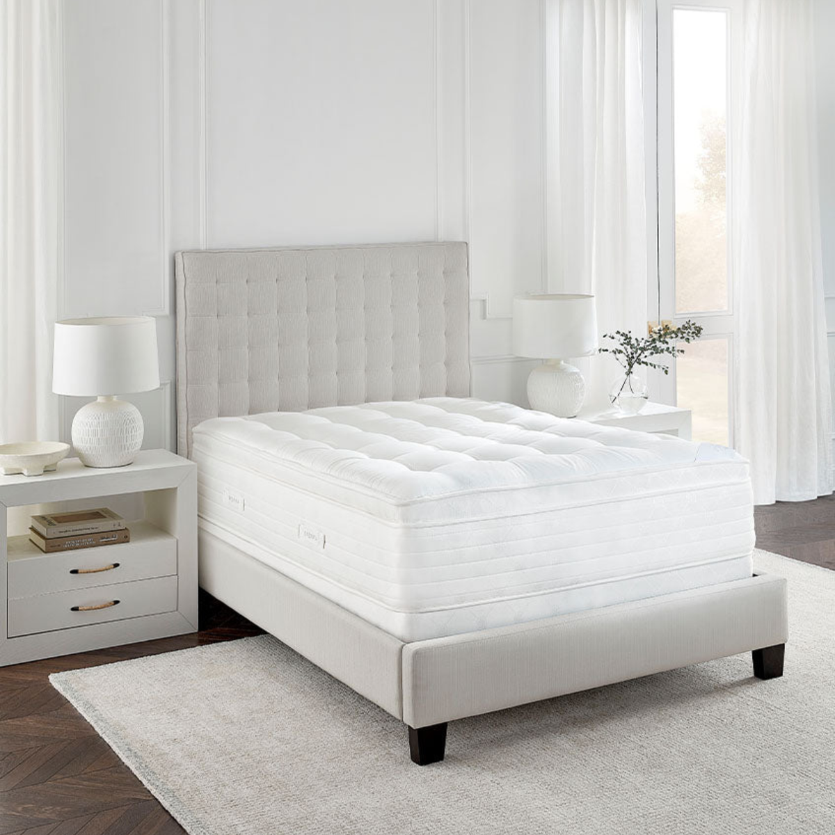 Corner Lifestyle Image of Sferra Nuvole Pillow Top Mattress