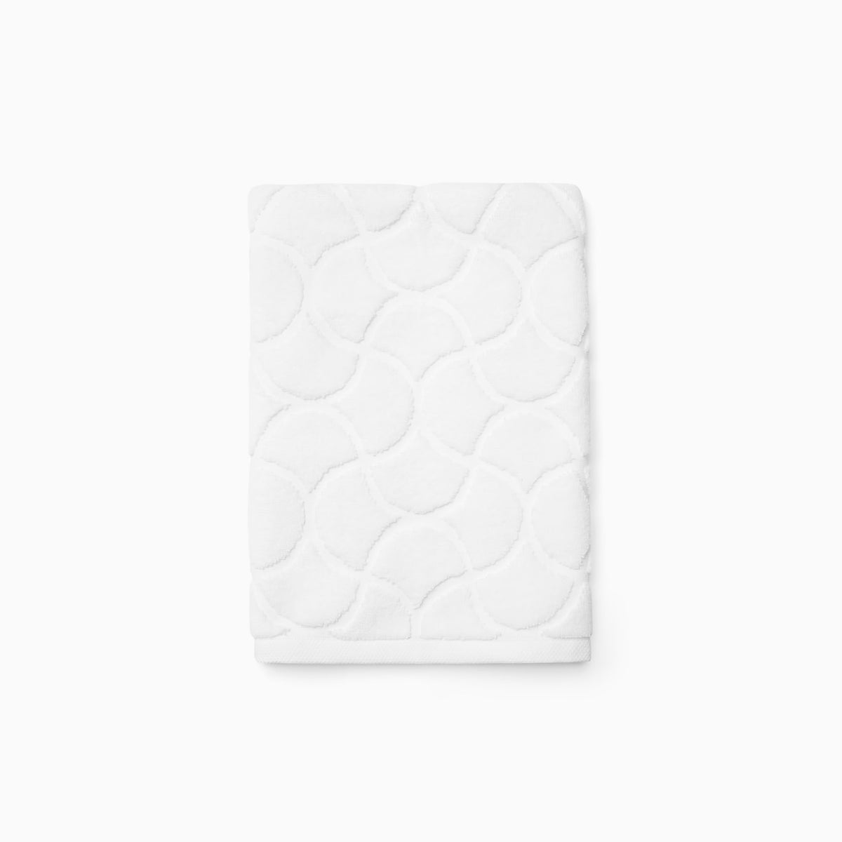 Folded Sferra Oasi Hand Towel in White color