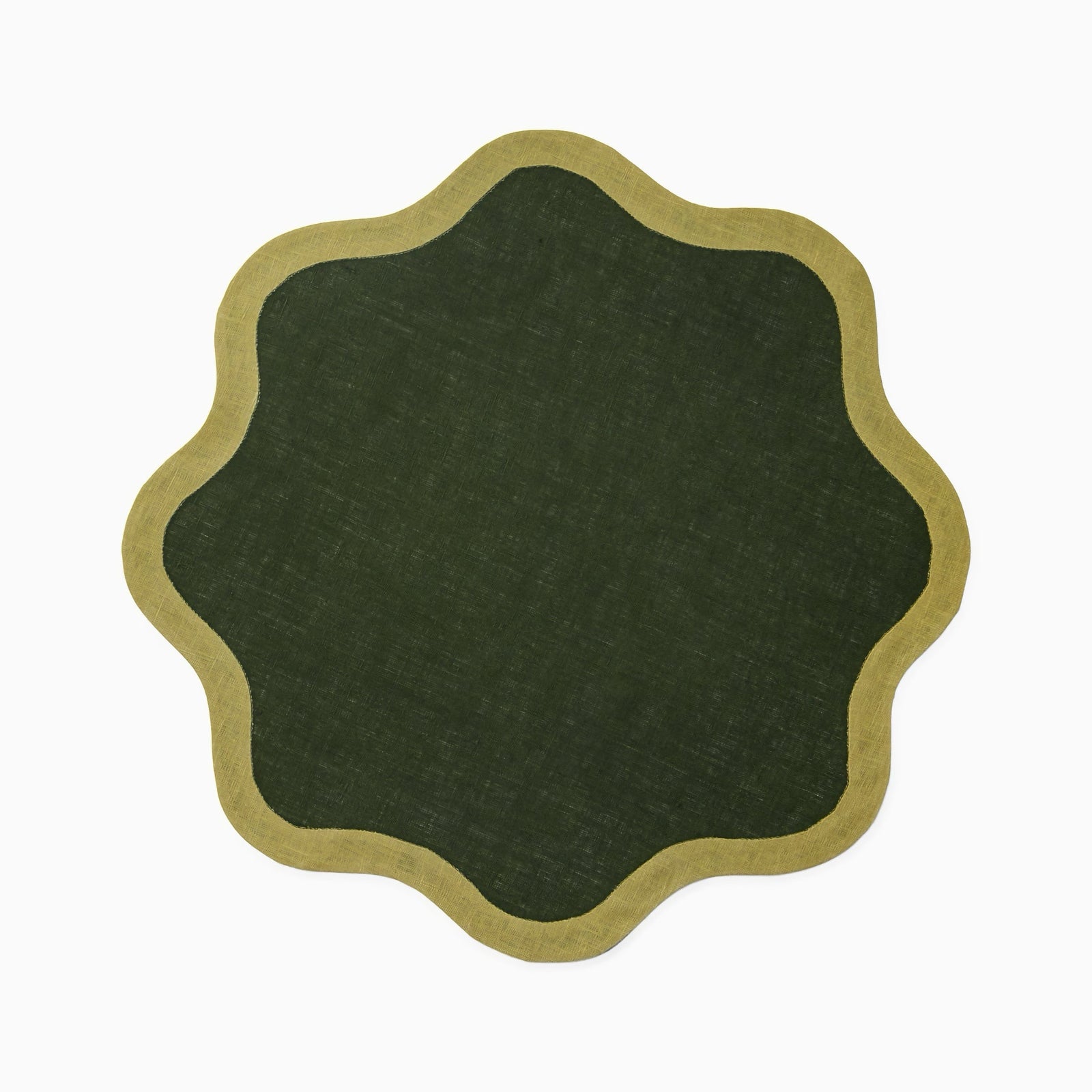 Sferra Dinner Napkin in Forest and Celadon