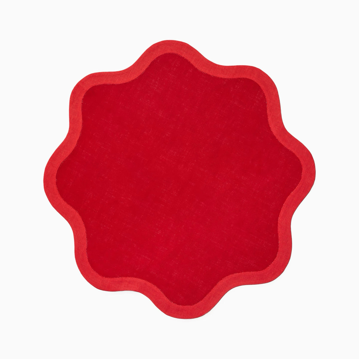 Sferra Dinner Napkin in Red and Poppy