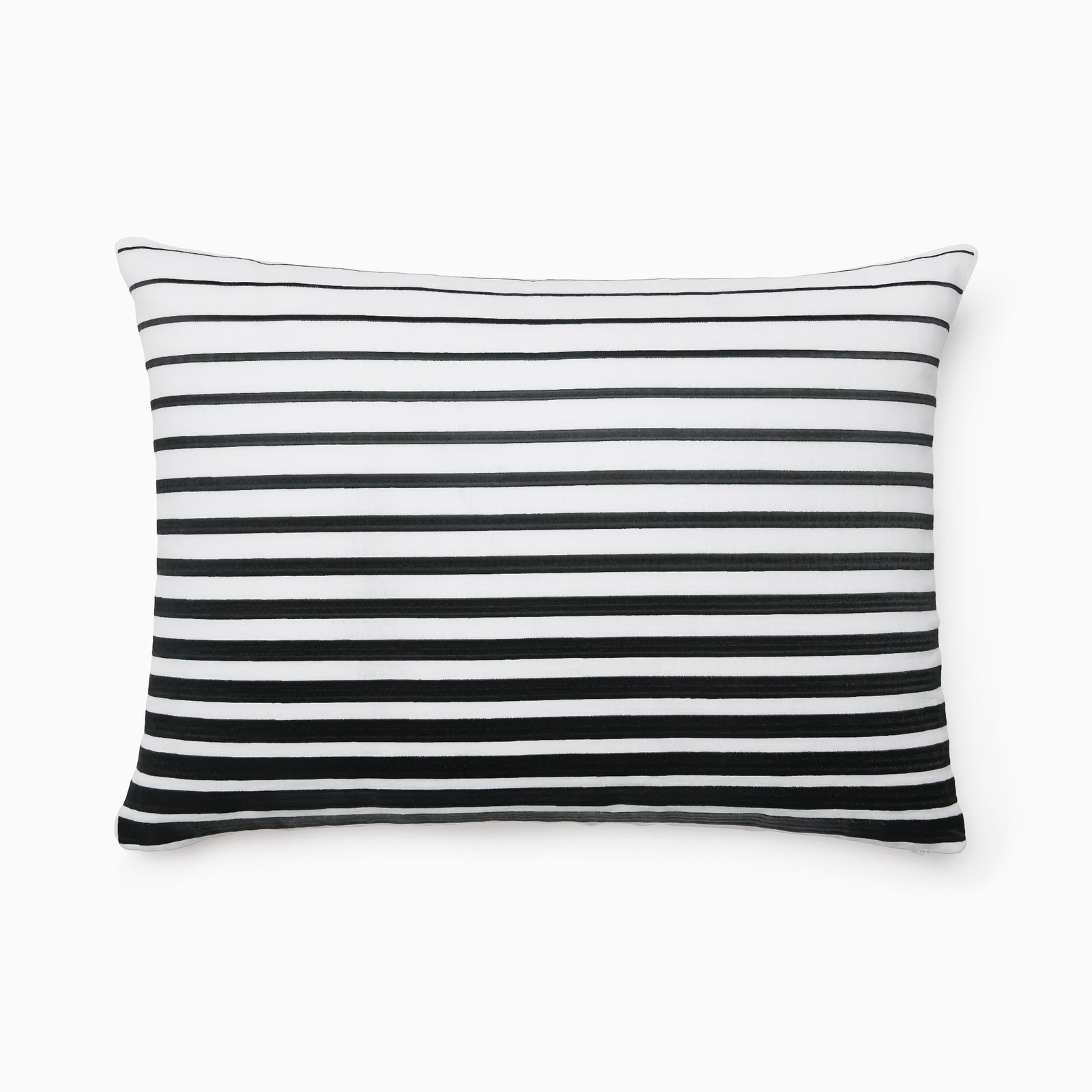 Silo of Sferra Orizzonte Decorative Pillow in White and Black