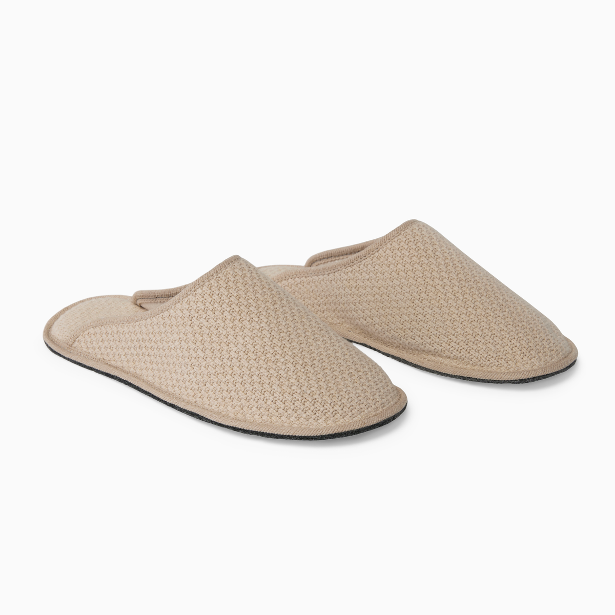 Pair of Beige Sferra Orsino Men&#39;s Slippers