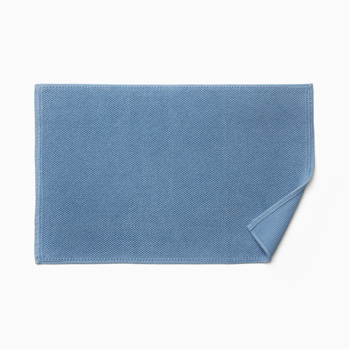 Sferra Osini Bath Rug in Sea with fold