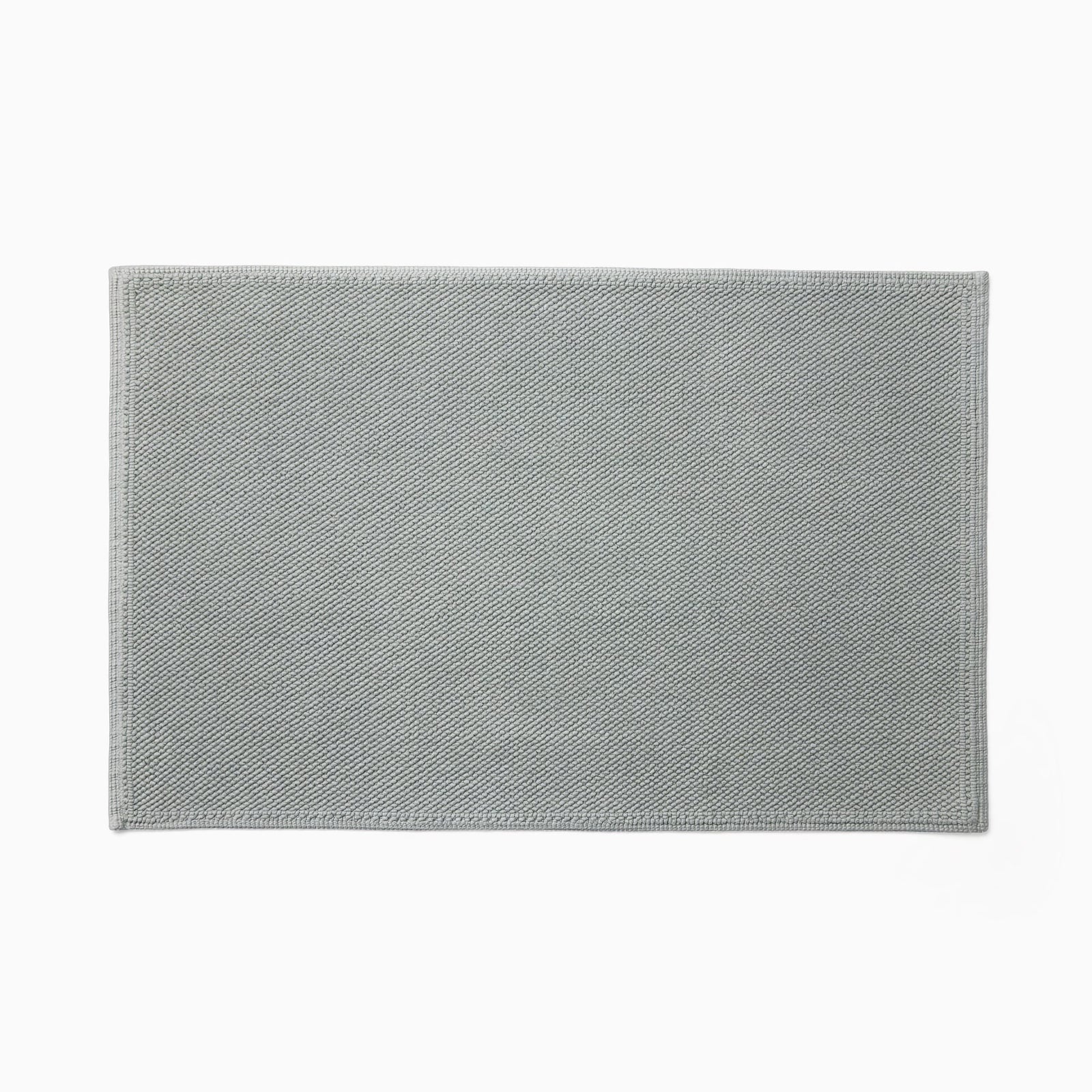 Sferra Osini Bath Rug in Platinum