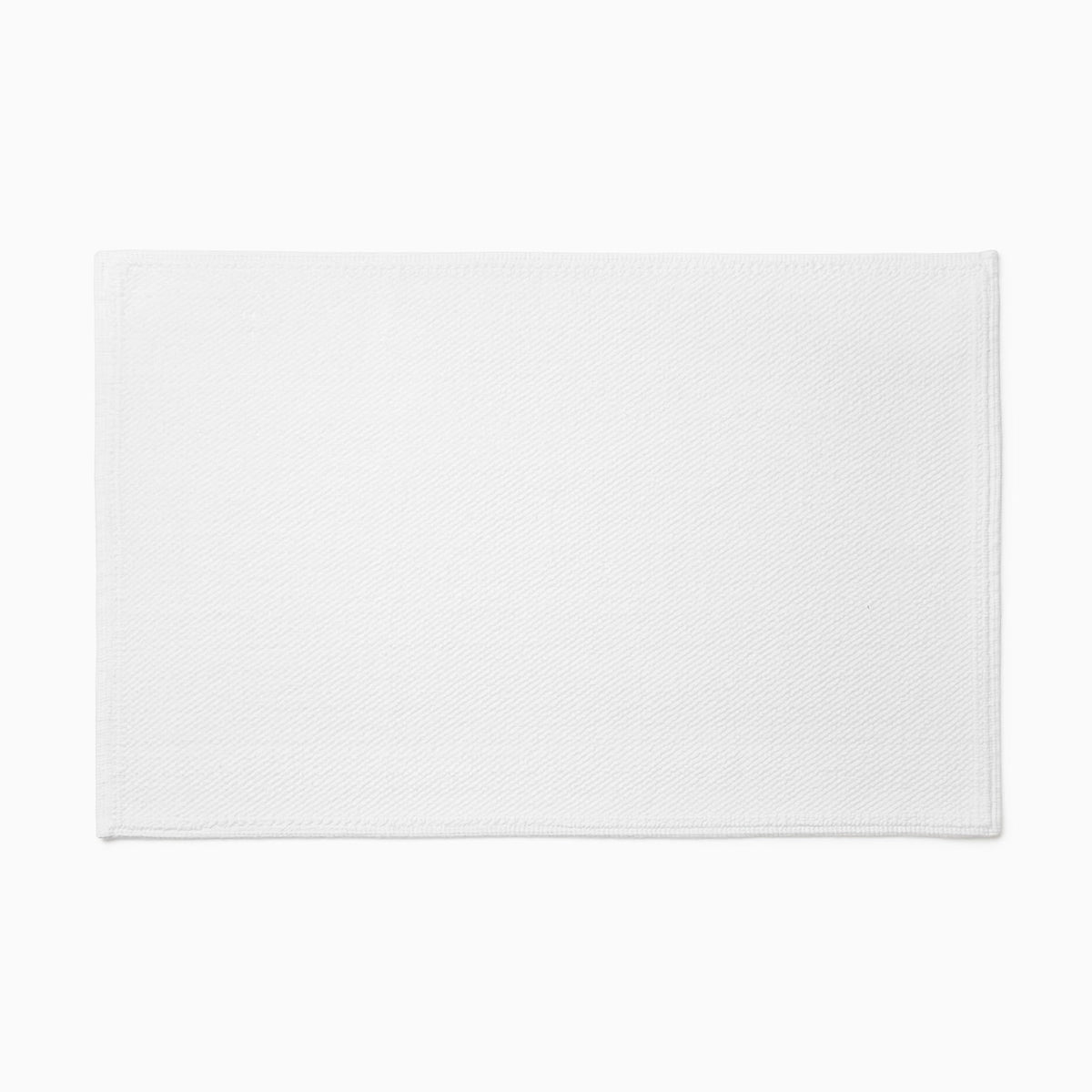 Sferra Osini Bath Rug in White