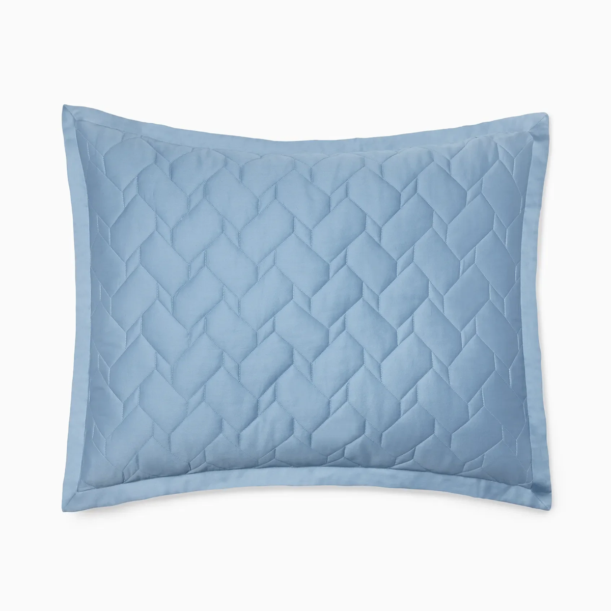 A Sferra Palatino Sham in Sea color