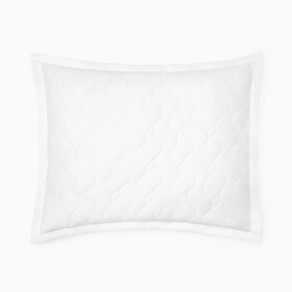 A White Sferra Palatino Sham