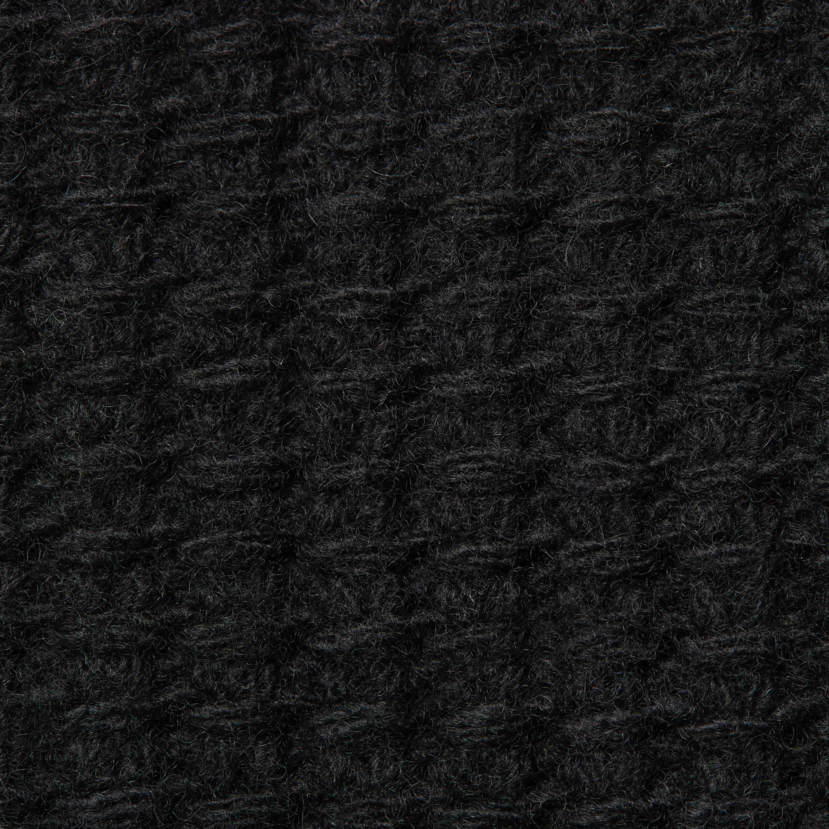 Swatch Sample of Sferra Pettra Throw Blanket in Black Color