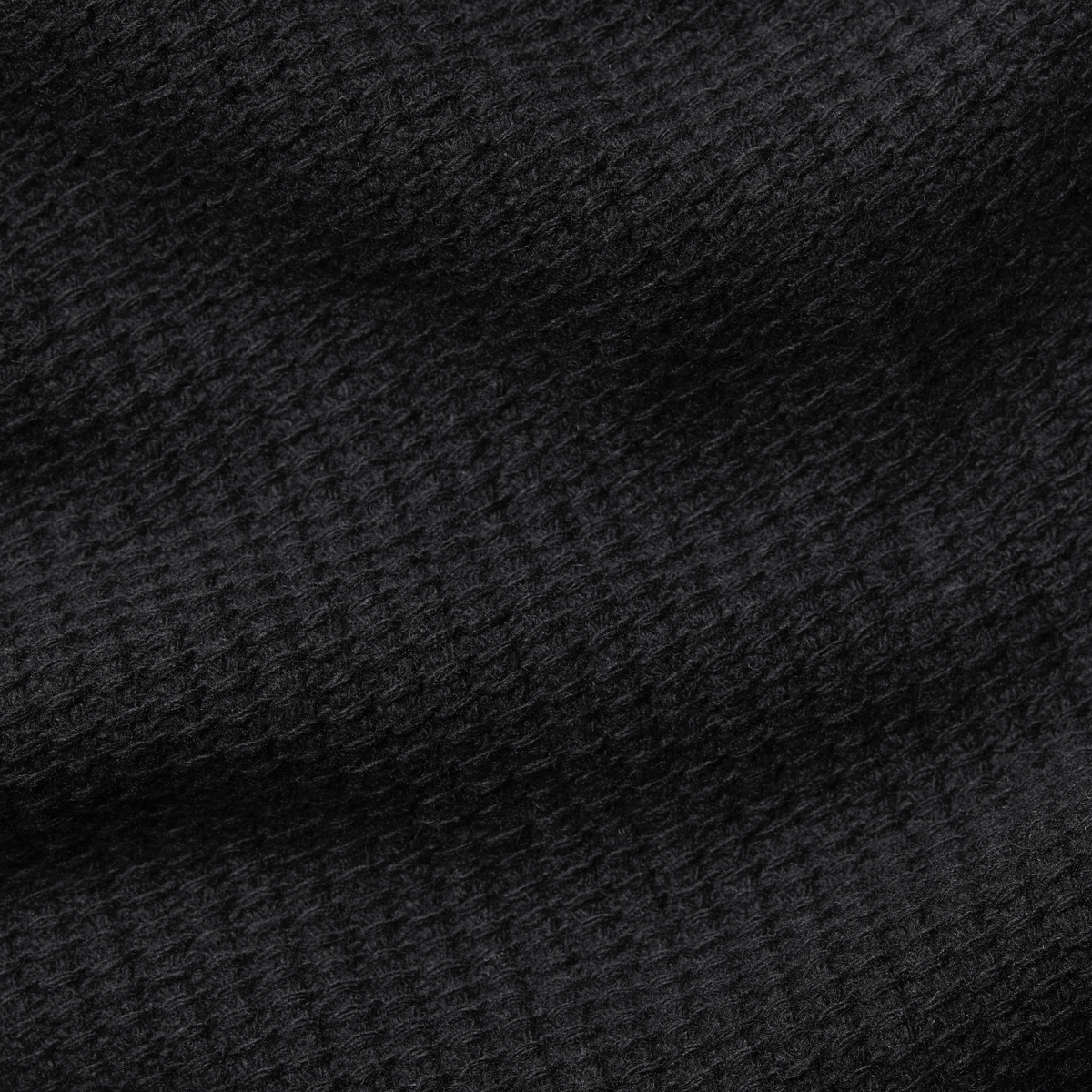Zoomed Fabric of Sferra Pettra Throw Blanket in Black Color