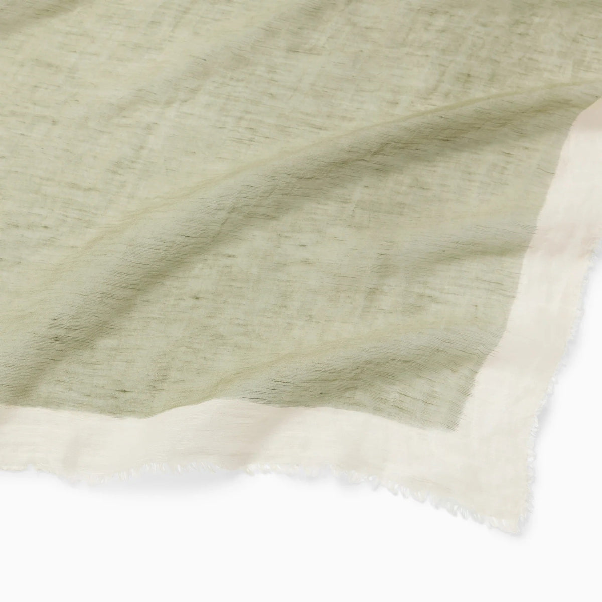 Detail Shot of Sferra Pitura Throw Blanket in Color Moss/Taupe