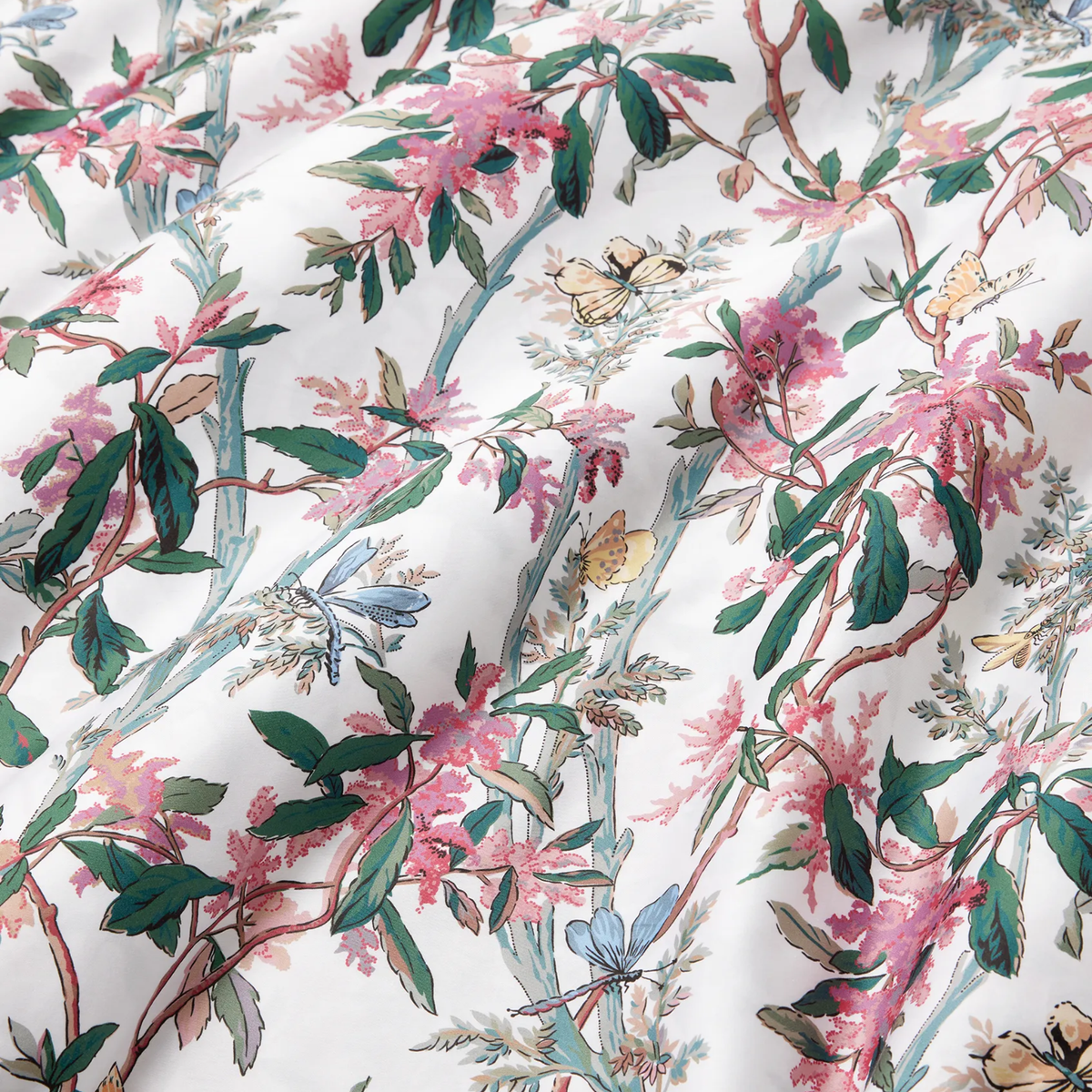 Fabric of Sferra Ramaglia Duvet Cover and Shams in Blush