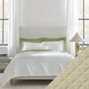 Sferra Rombo Coverlet and Shams - Sand featured image