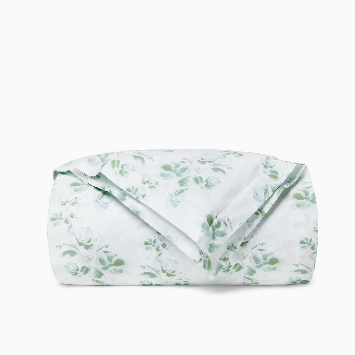Folded Poolside color Sferra Rosa Duvet Color