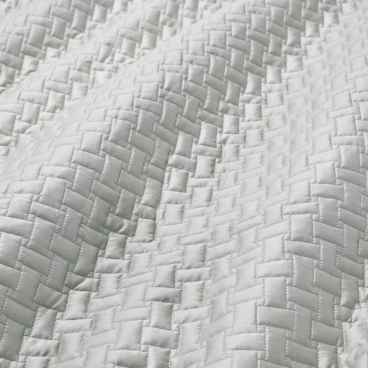 Fabric of Sferra Sampietrini Quilts and Shams in Grey
