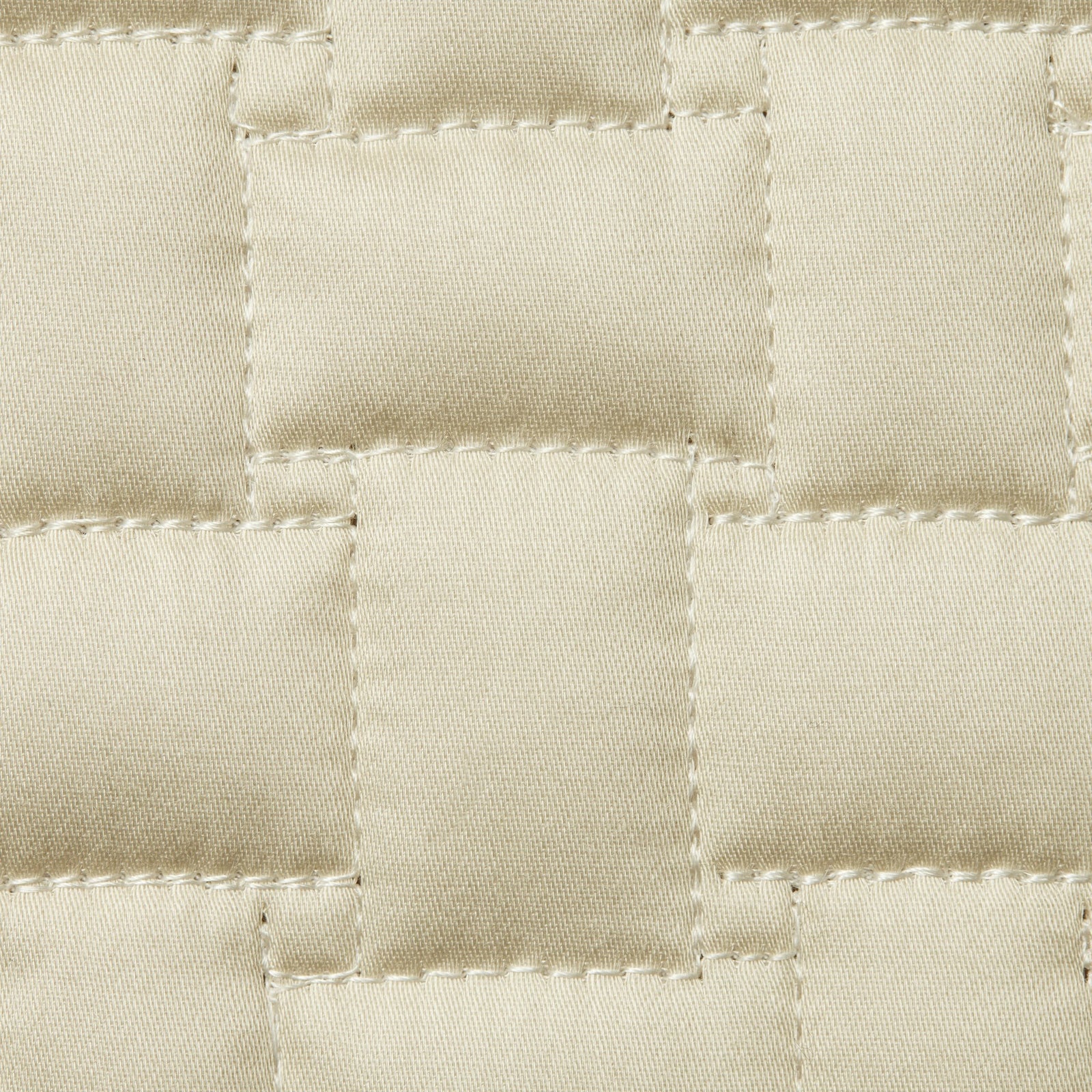 Full View of Sferra Sampietrini Bedding with Sand Swatch Sample