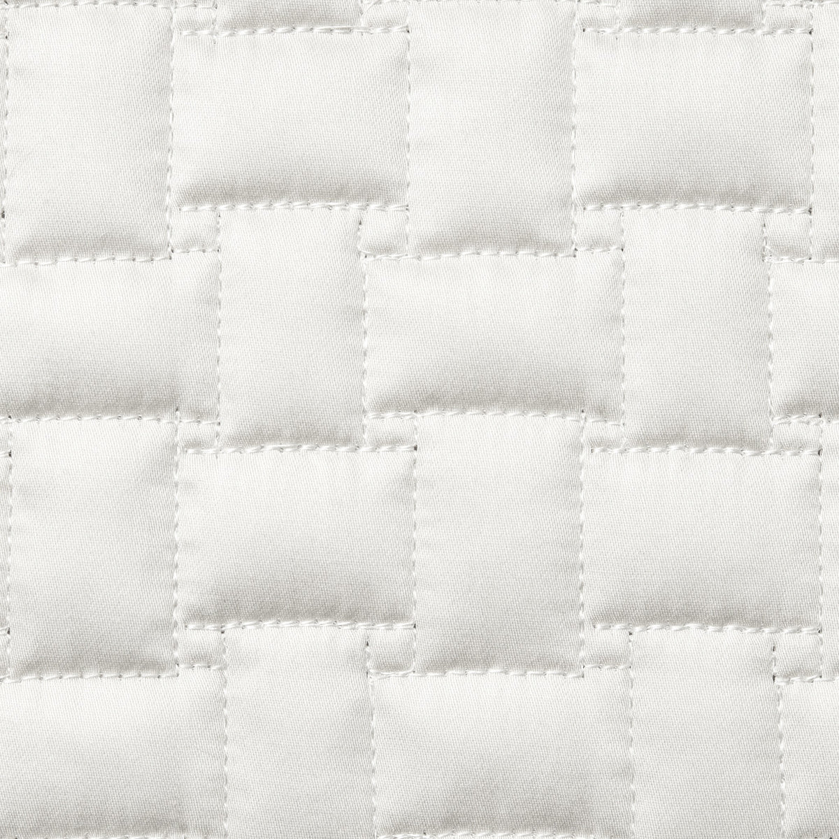 Swatch Sample of Sferra Sampietrini Quilts and Shams White