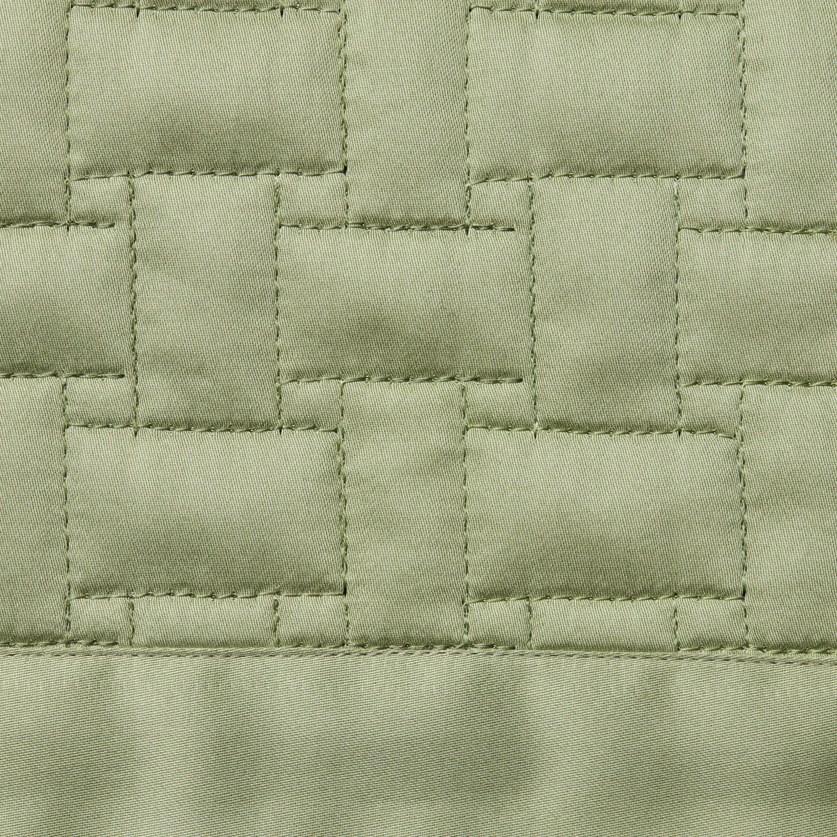 Swatch Sample of Sferra Sampietrini Quilts and Shams Willow