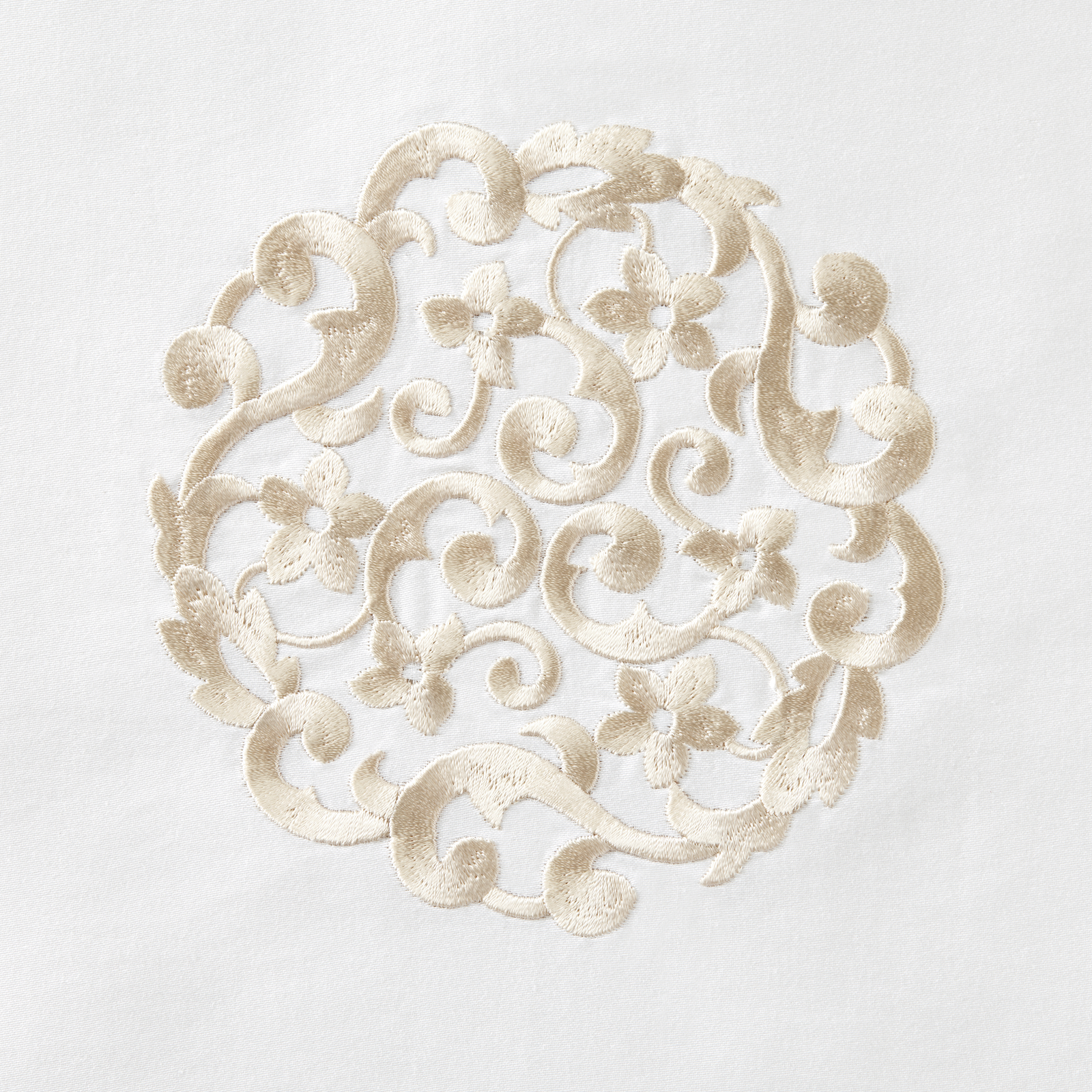 Silo Image of Sferra Storia Decorative Pillow in White/Sand Color