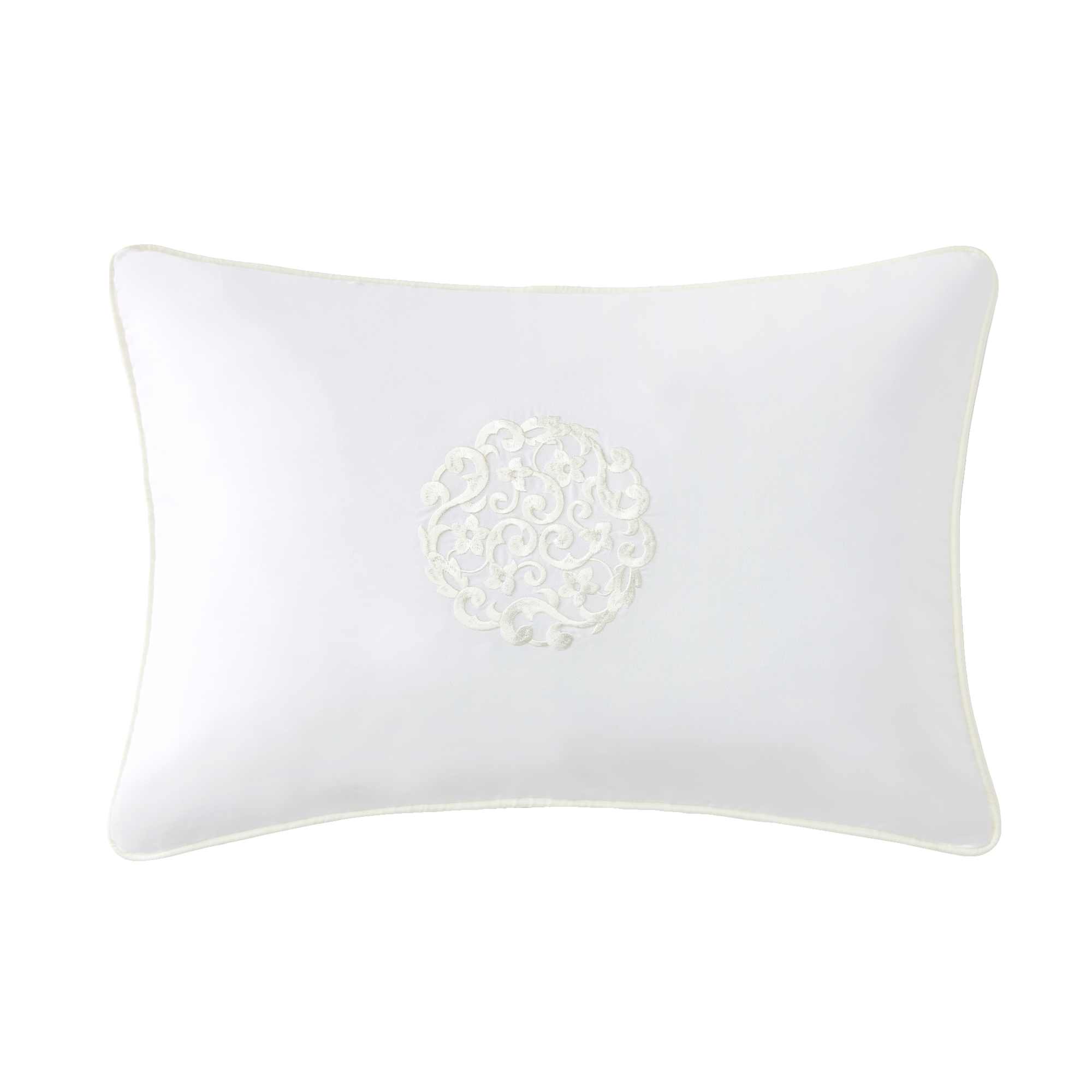 Silo Image of Sferra Storia Decorative Pillow in White/Ivory Color