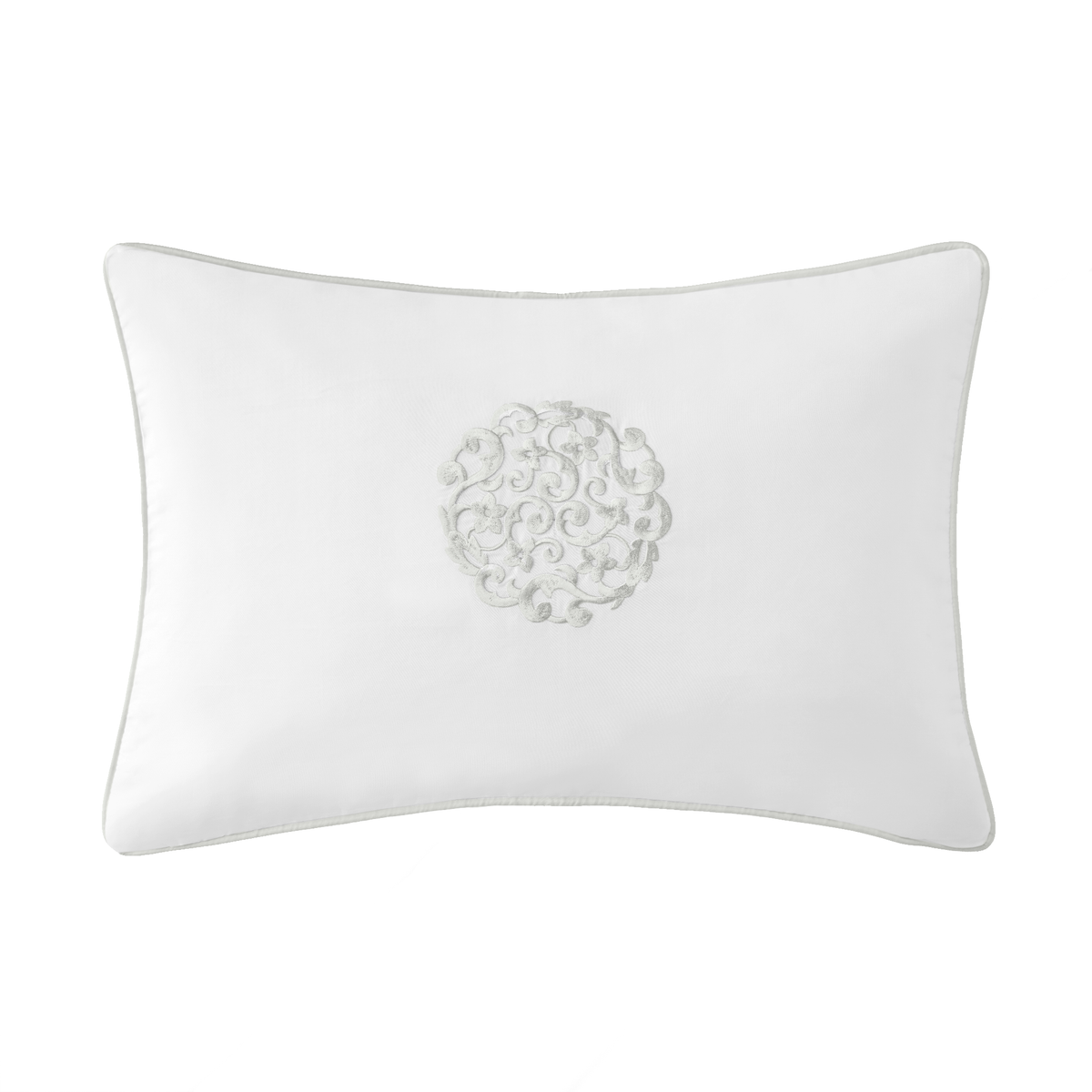 Silo Image of Sferra Storia Decorative Pillow in White/Lunar Color