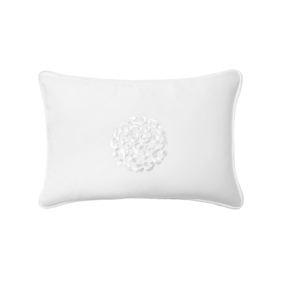 Silo Image of Sferra Storia Decorative Pillow in White/White Color