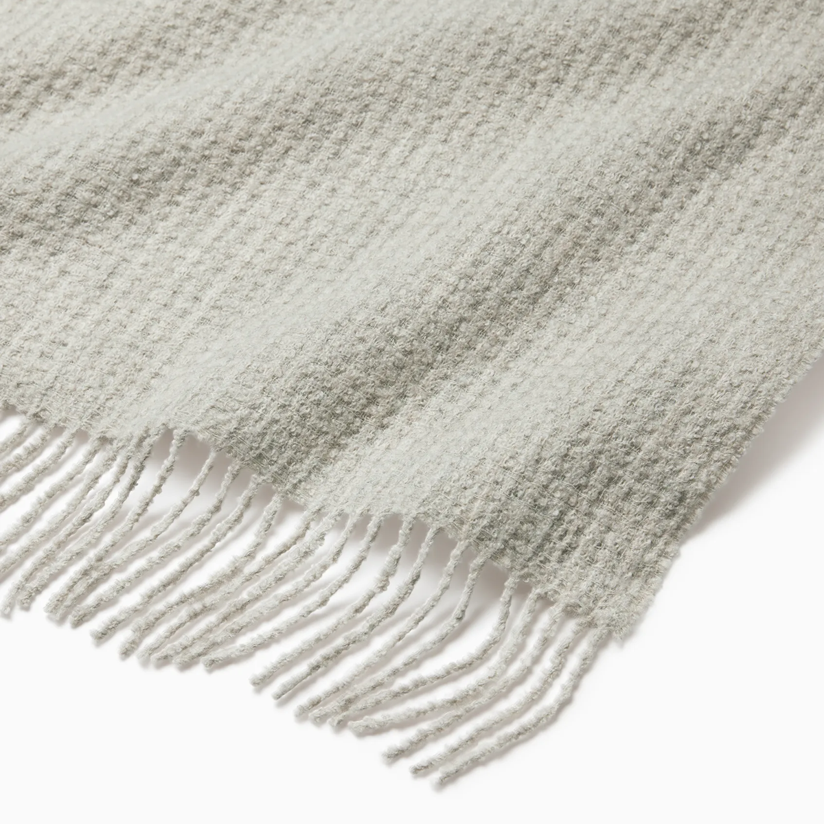 Detailed View of Sferra Terranova Throw in Grey color